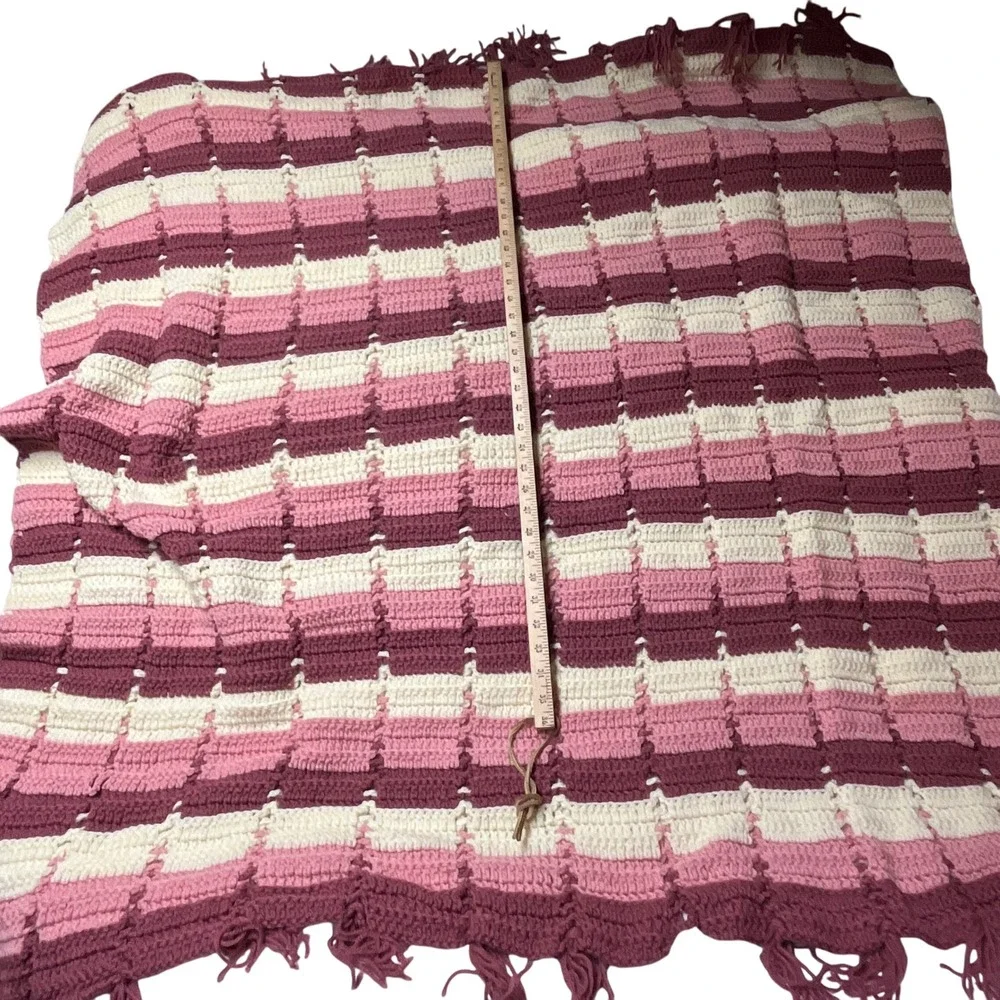 Handmade Crochet Blanket‎ Throw 45